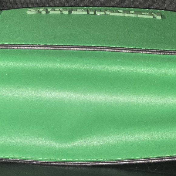 STEVE MADDEN BEVELYN SATCHEL CROSSBODY BAG W AIR POD CASE GREEN CHANGEABLE STRAP - Picture 13 of 13
